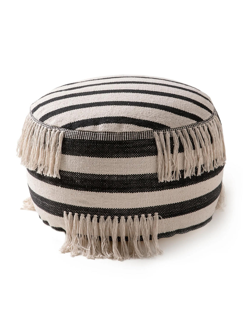 Pouf Deja Black/White