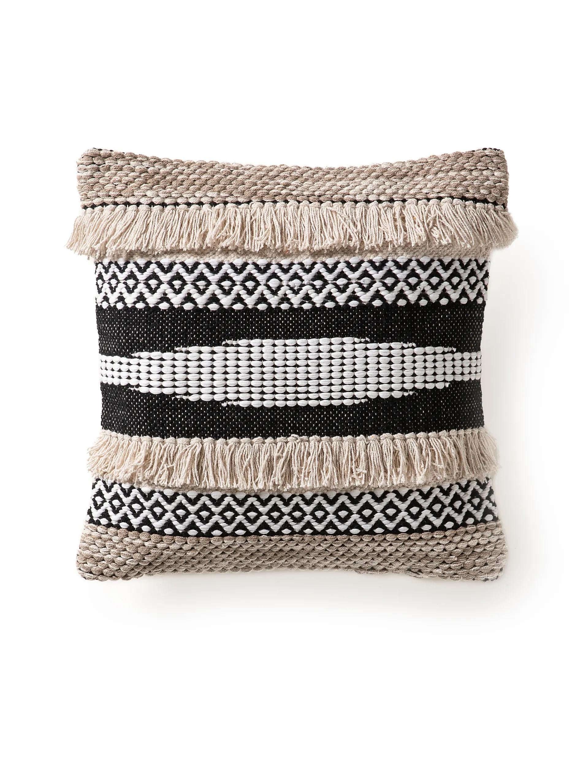 Cushion Cover Deja Black/White