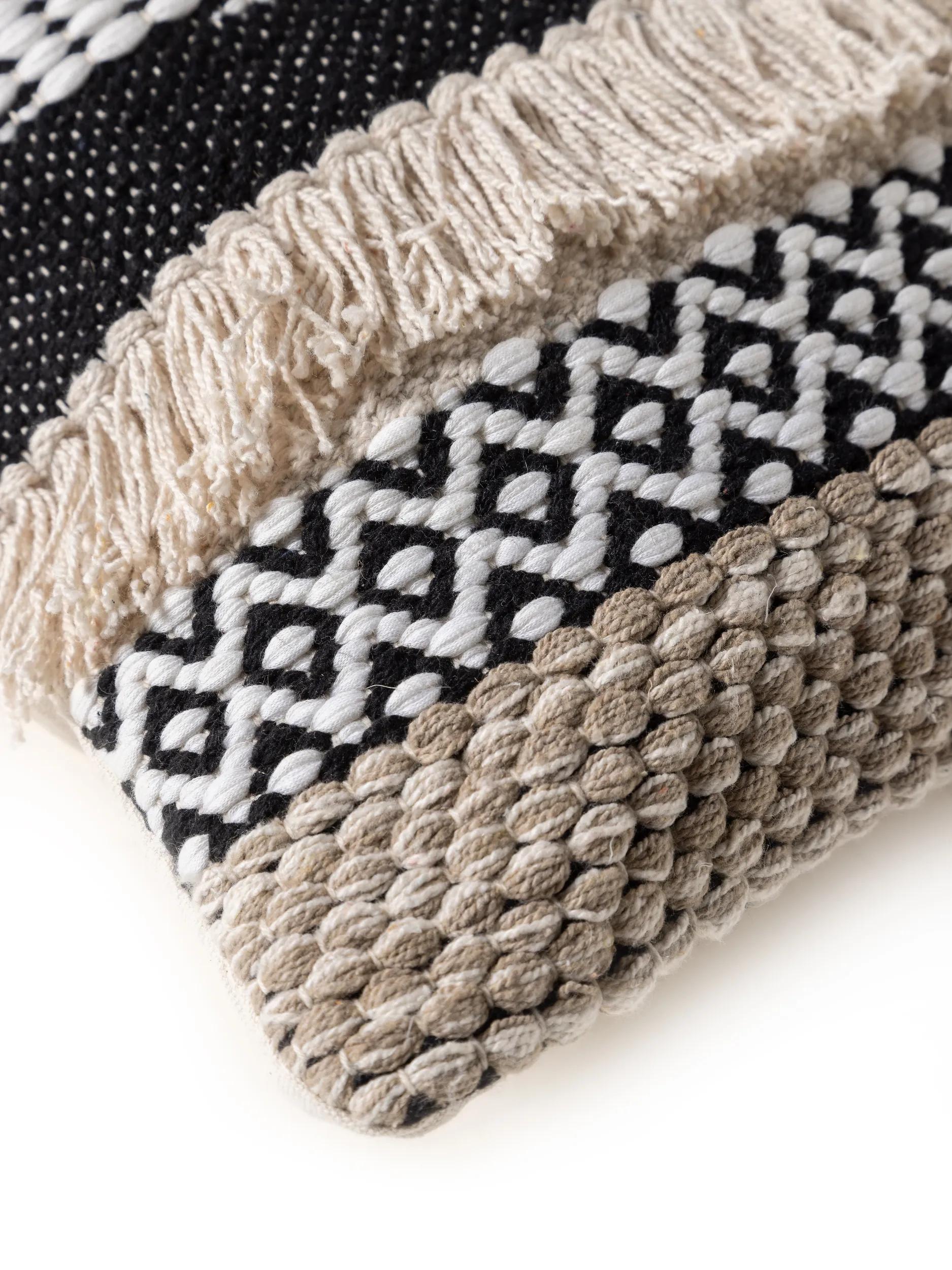 Cushion Cover Deja Black/White