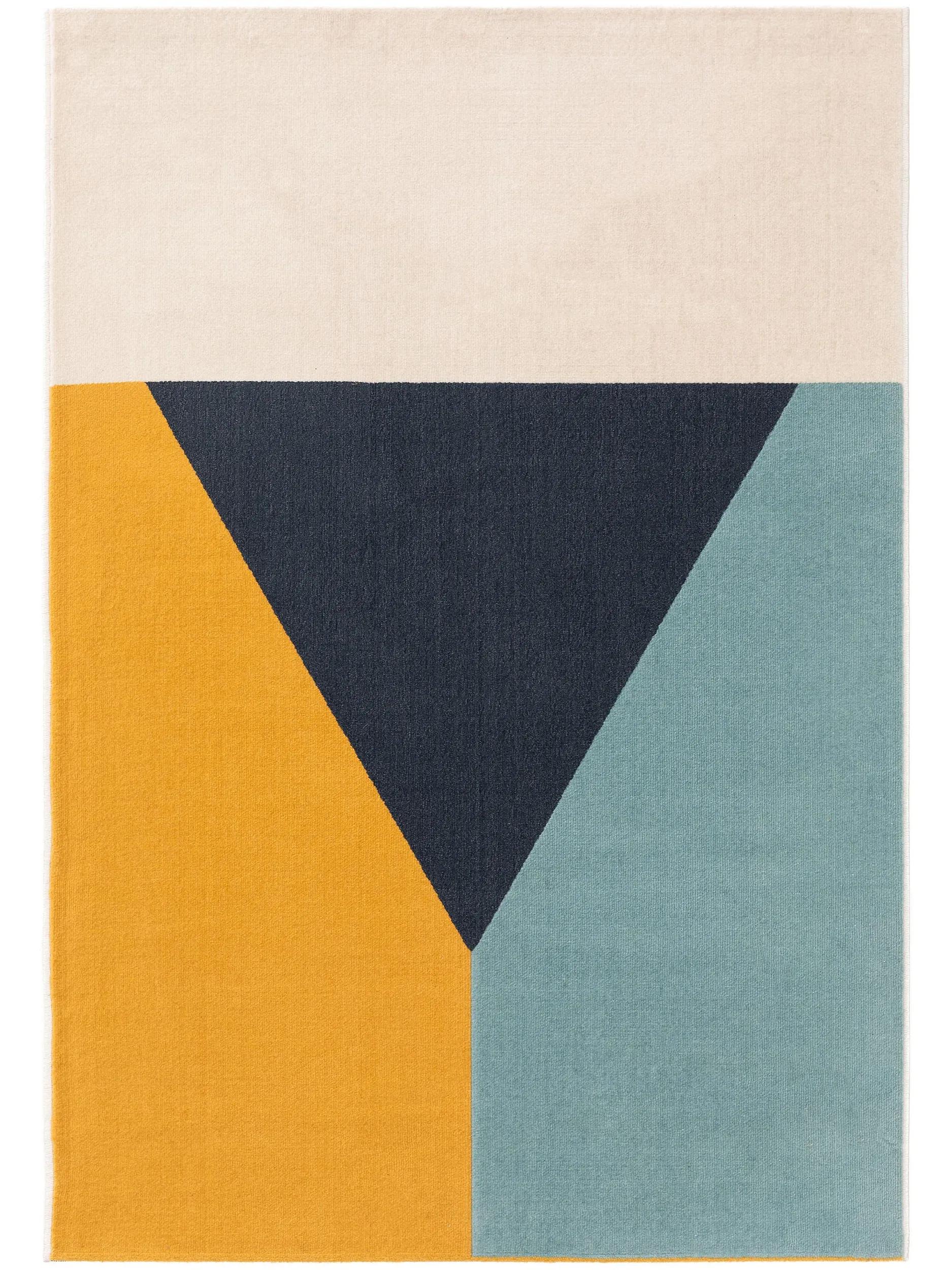 Rug Dessert Blue/Yellow
