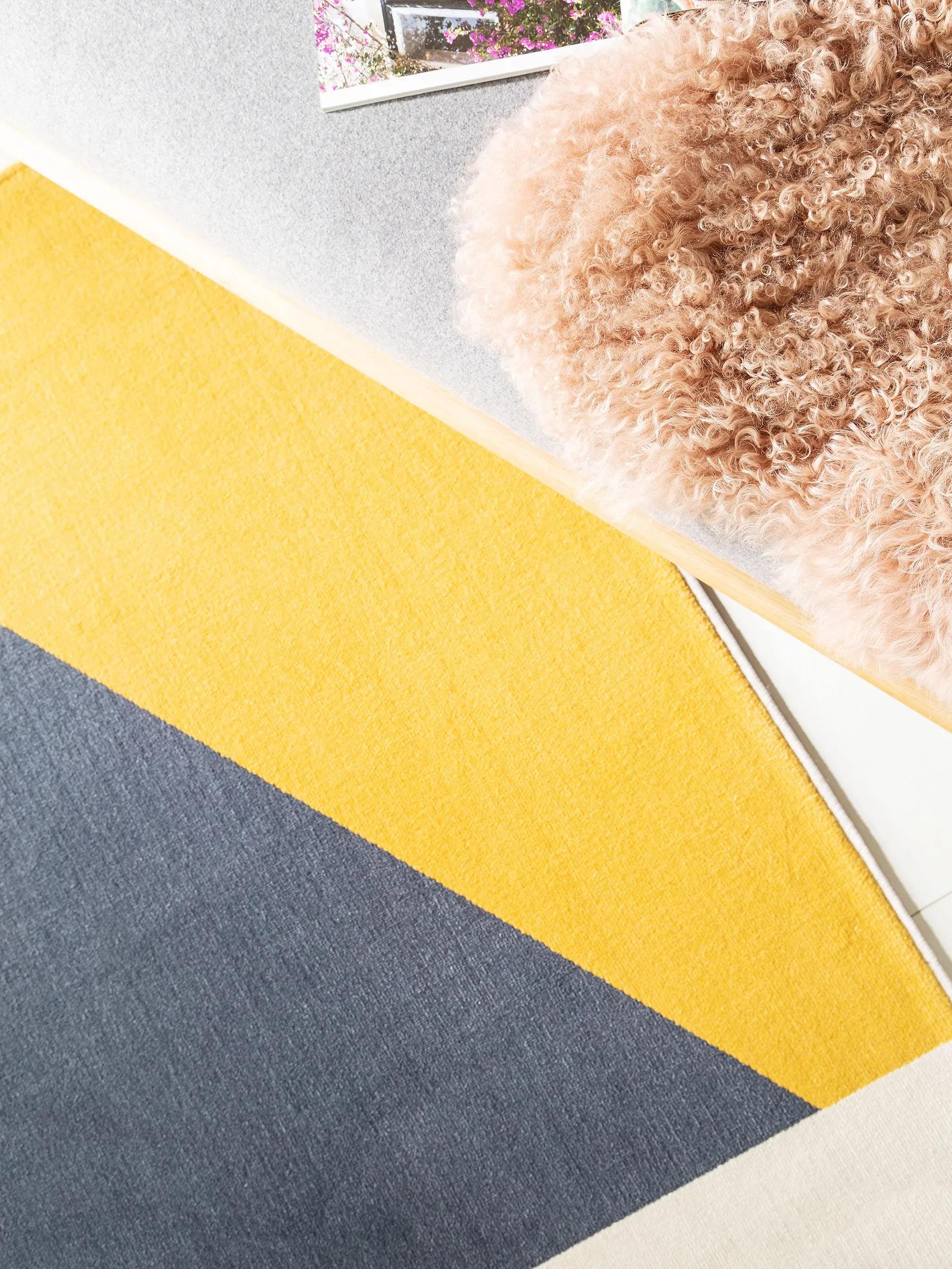 Rug Dessert Blue/Yellow