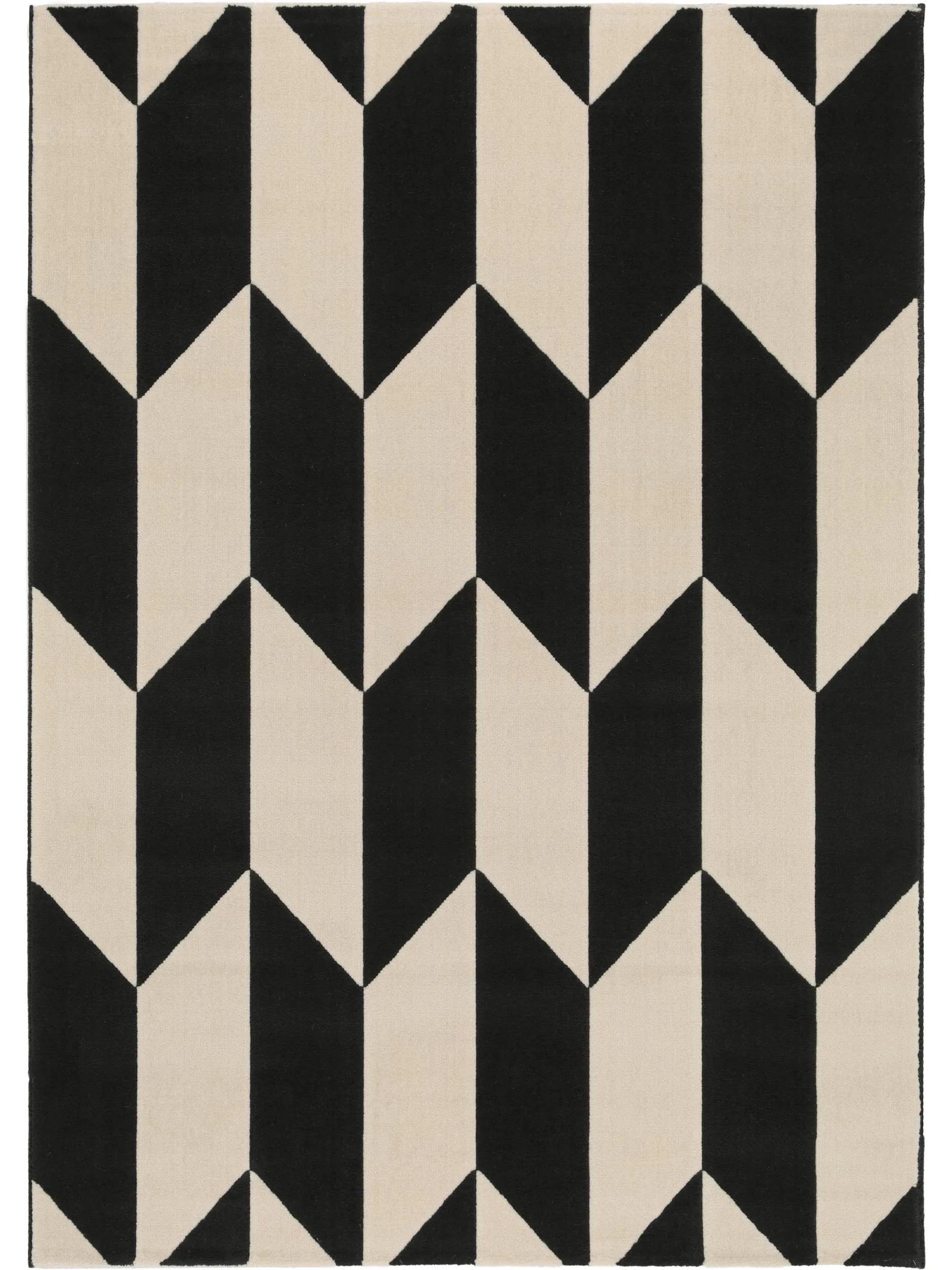 Rug Dessert Black/White