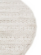 Round Wool Rug Dina Cream