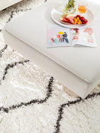 Shaggy rug Ebba Beige