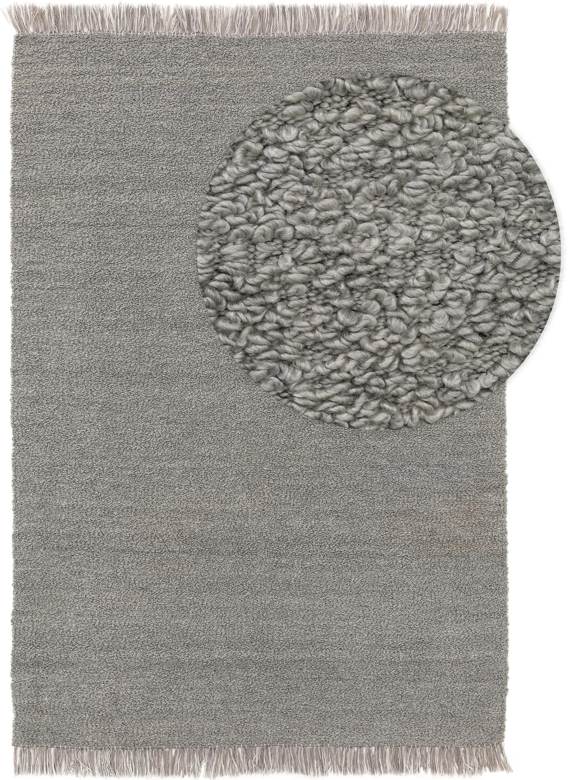 Reversible Rug Eddy Light Grey