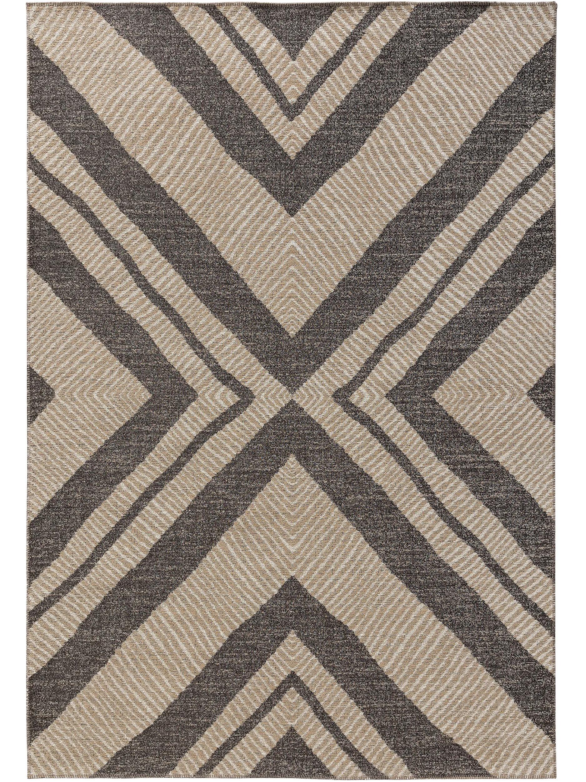Flat Weave Rug Elena Beige/Brown