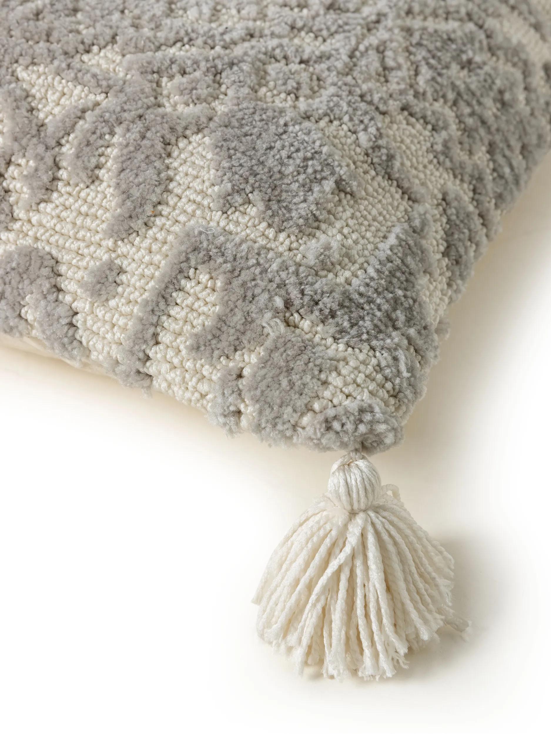 Housse de coussin Elias Gris