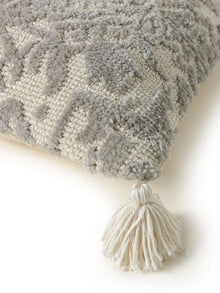 Housse de coussin Elias Gris