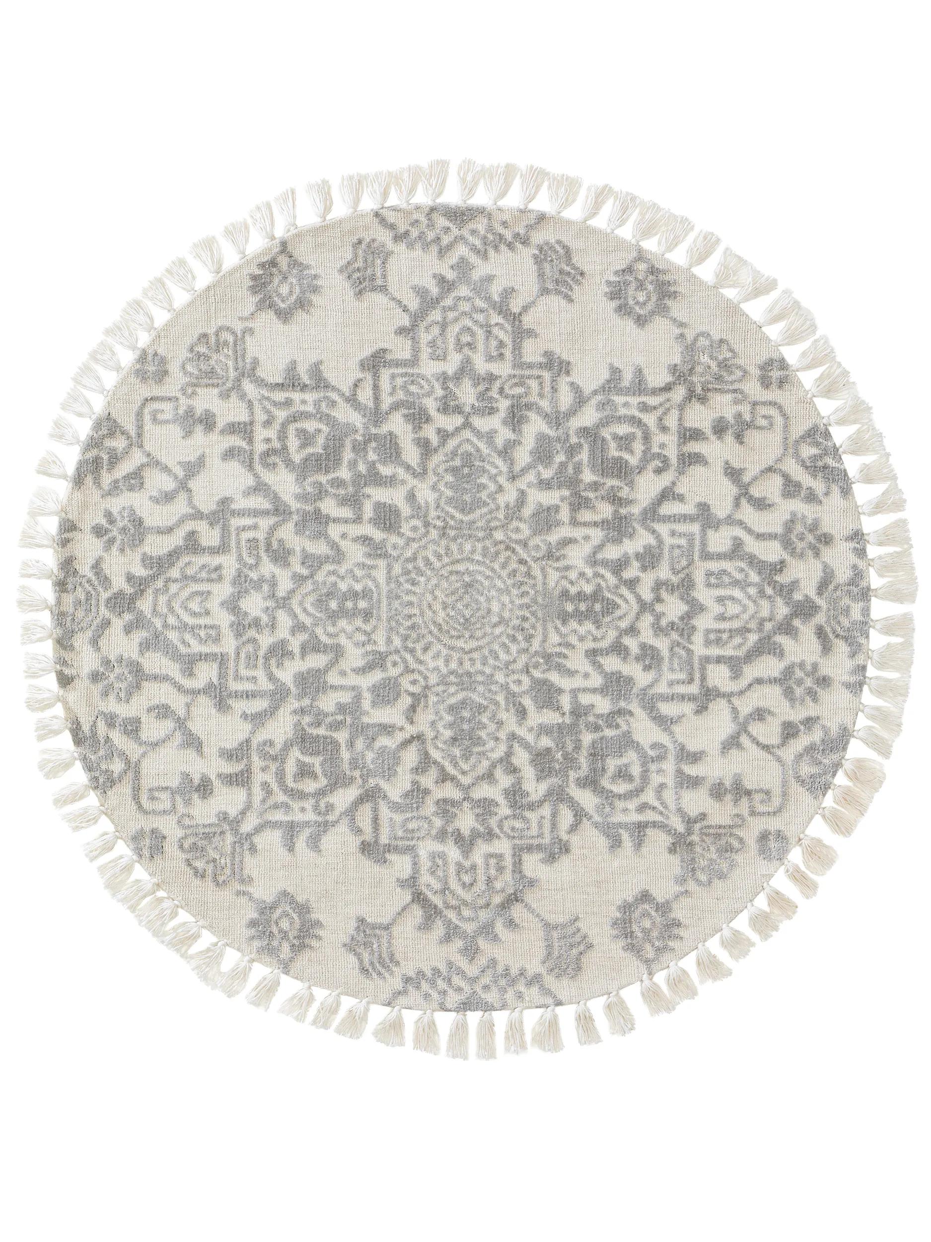 Tapis rond Elias gris