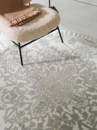 Tapis rond Elias gris