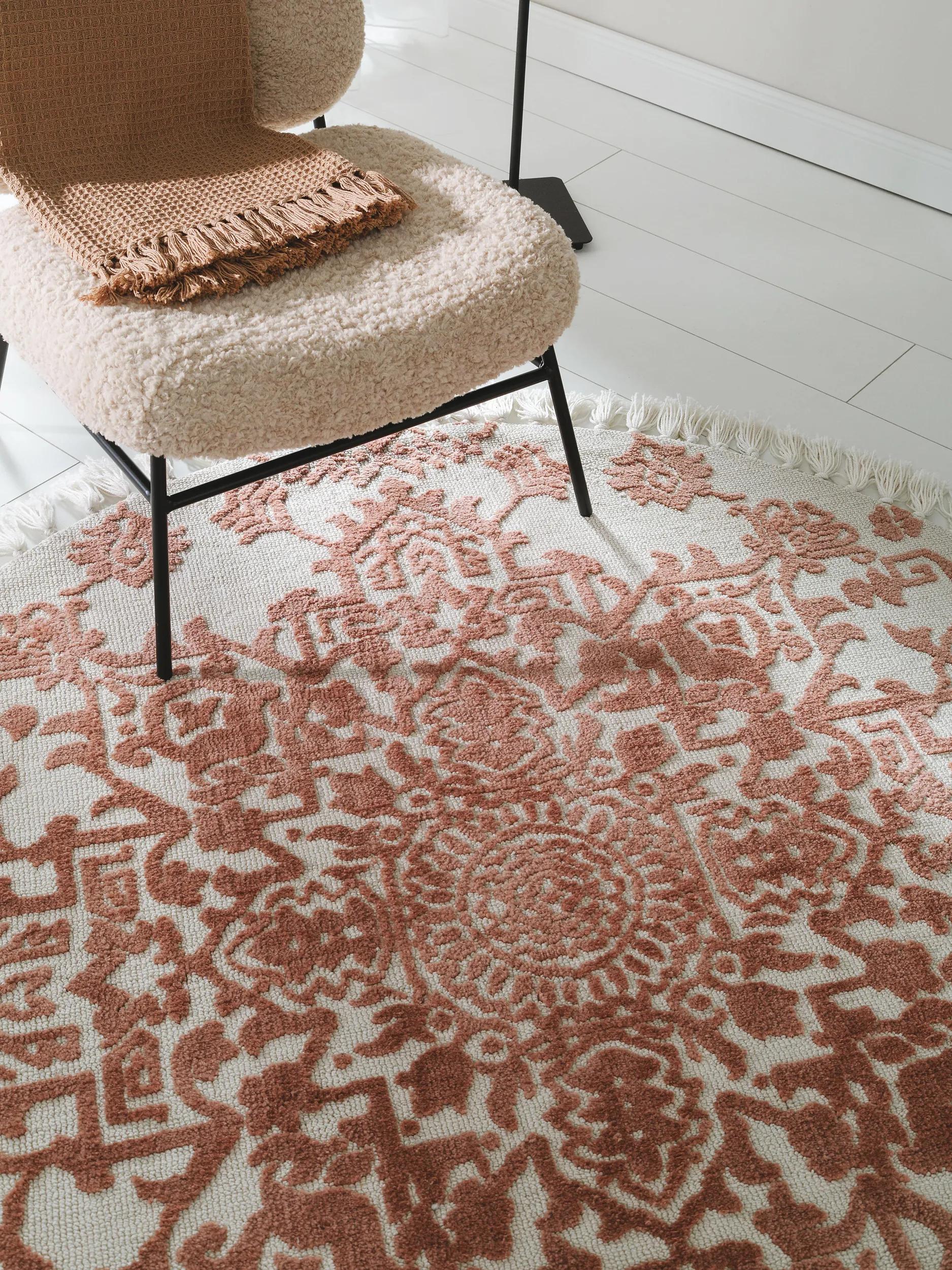 Round Rug Elias Terracotta