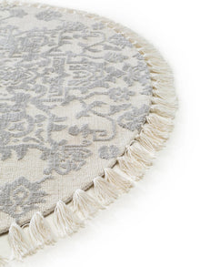 Tapis rond Elias gris