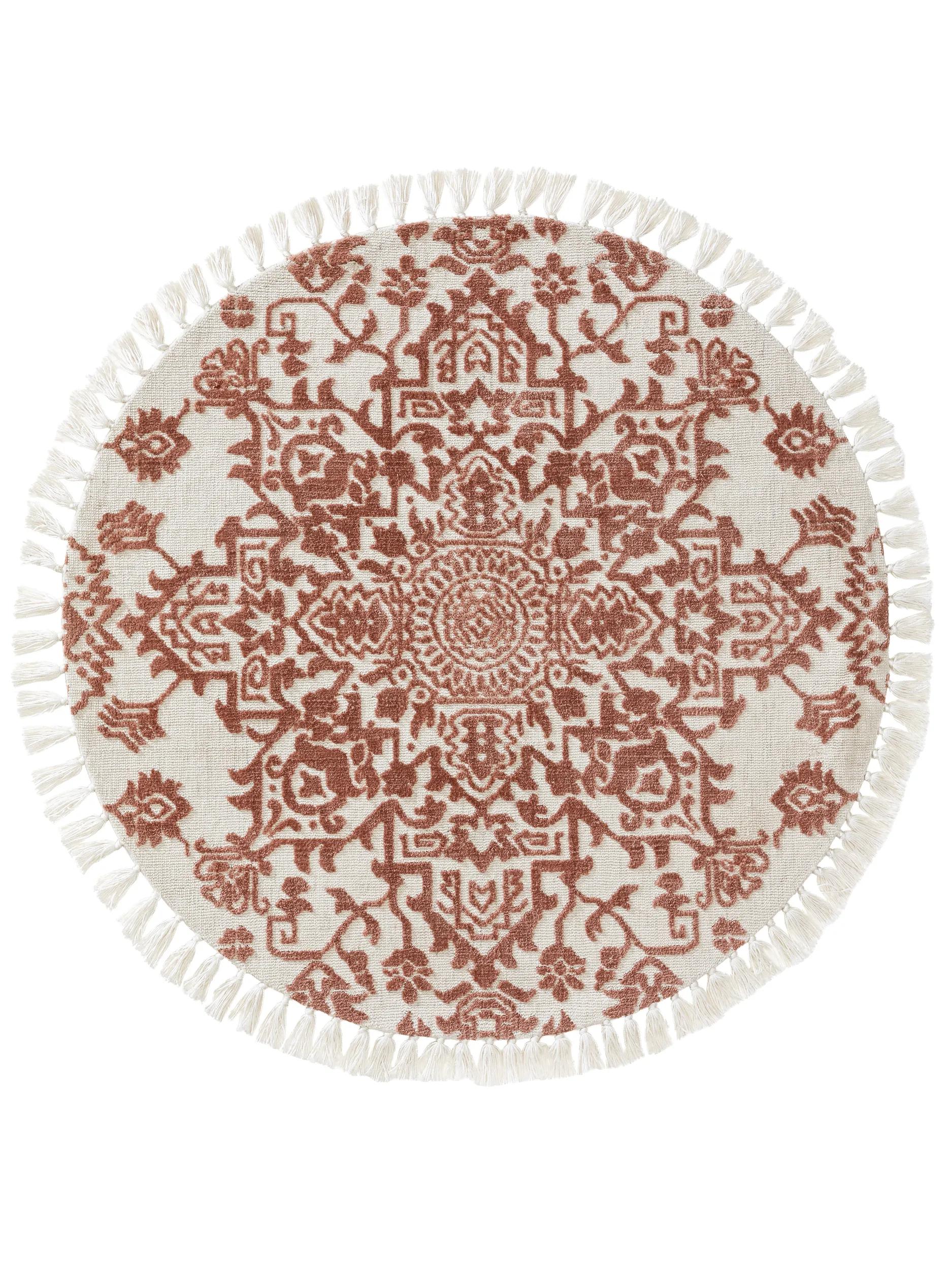 Round Rug Elias Terracotta