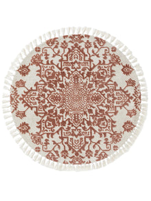 Round Rug Elias Terracotta