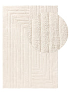 Shaggy Teppich Emy Creme