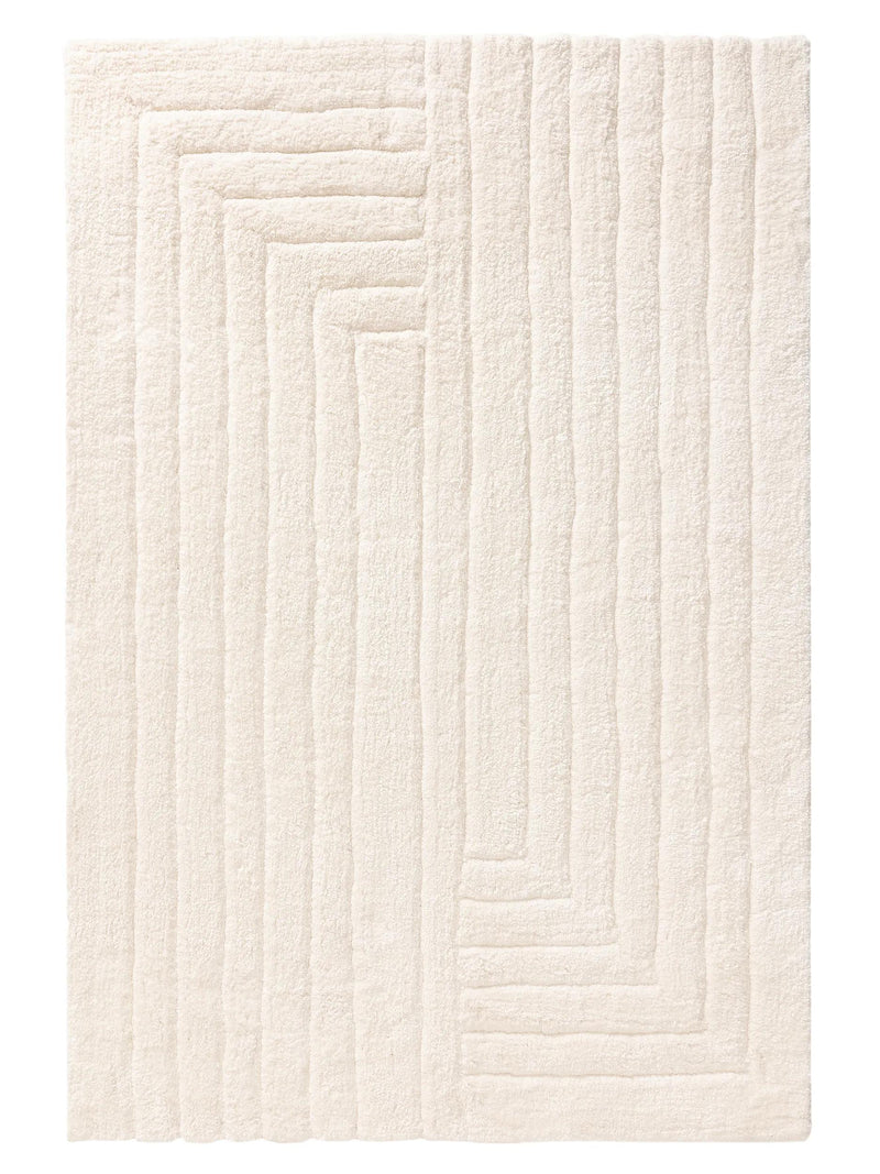 Shaggy rug Emy Cream