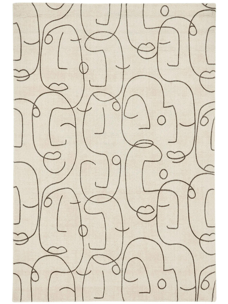Wool Rug Epsilon Ivory