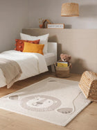 Alfombra infantil Eve crema/beige