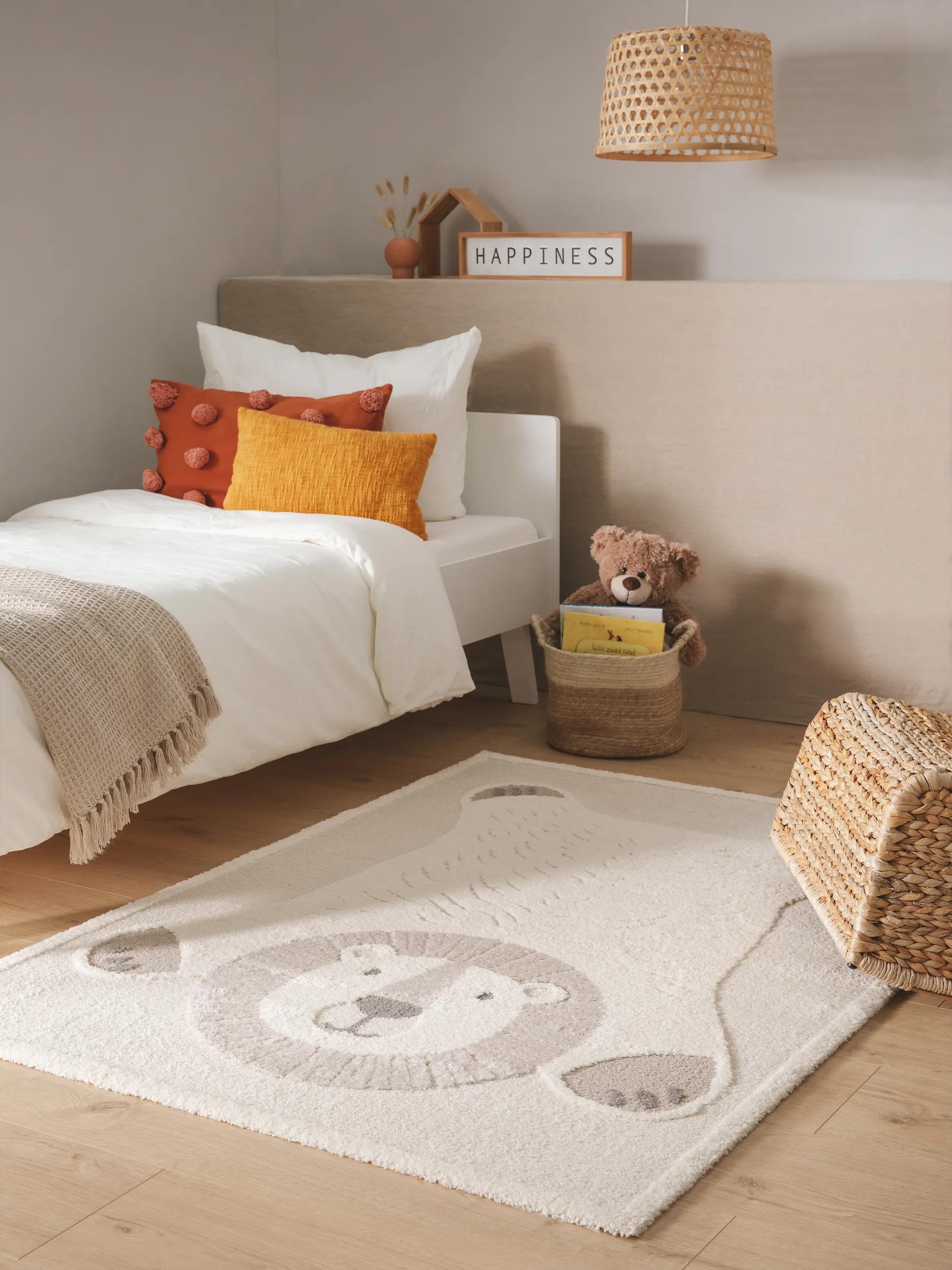 Alfombra infantil Eve crema/beige