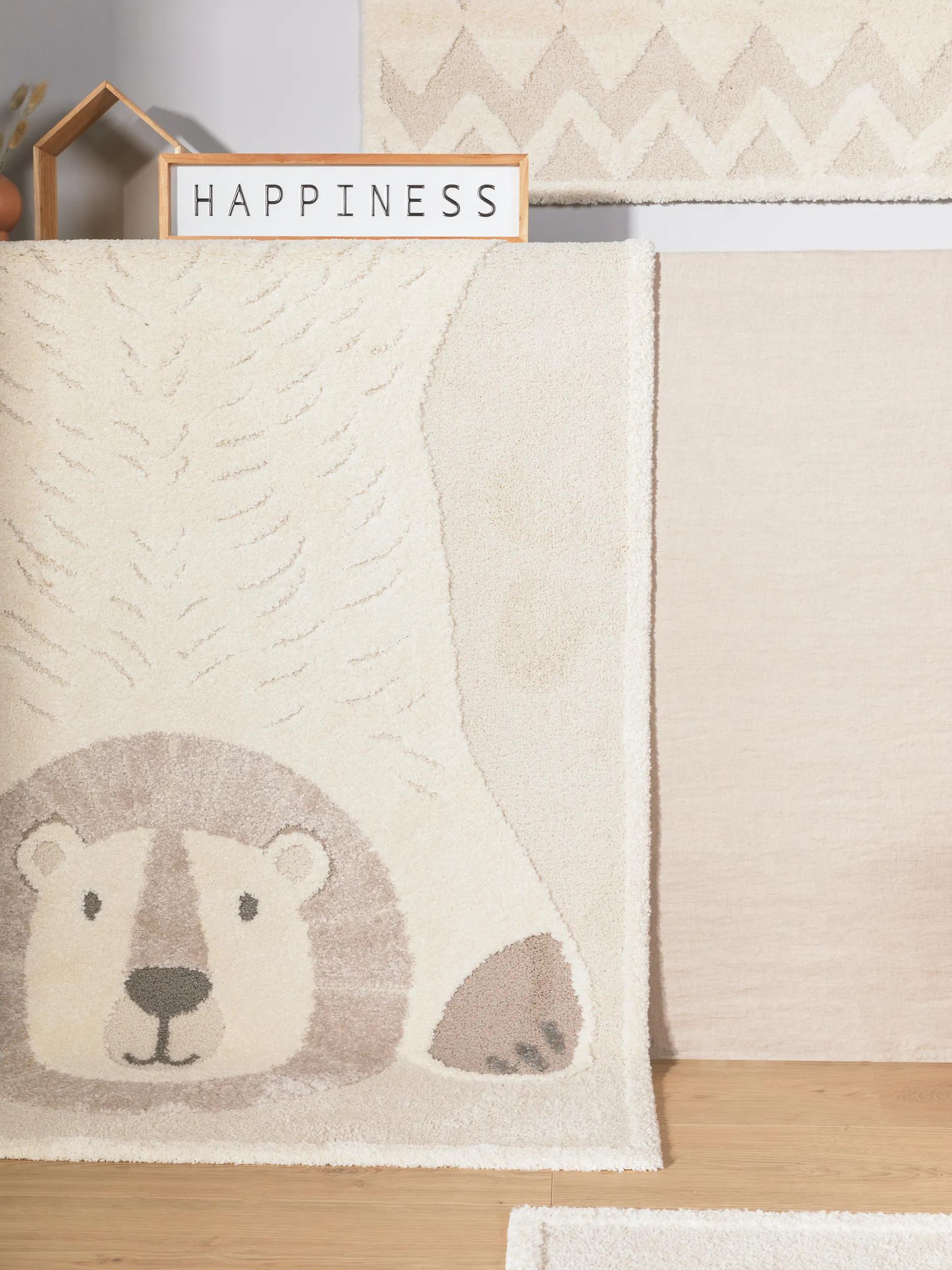 Alfombra infantil Eve crema/beige