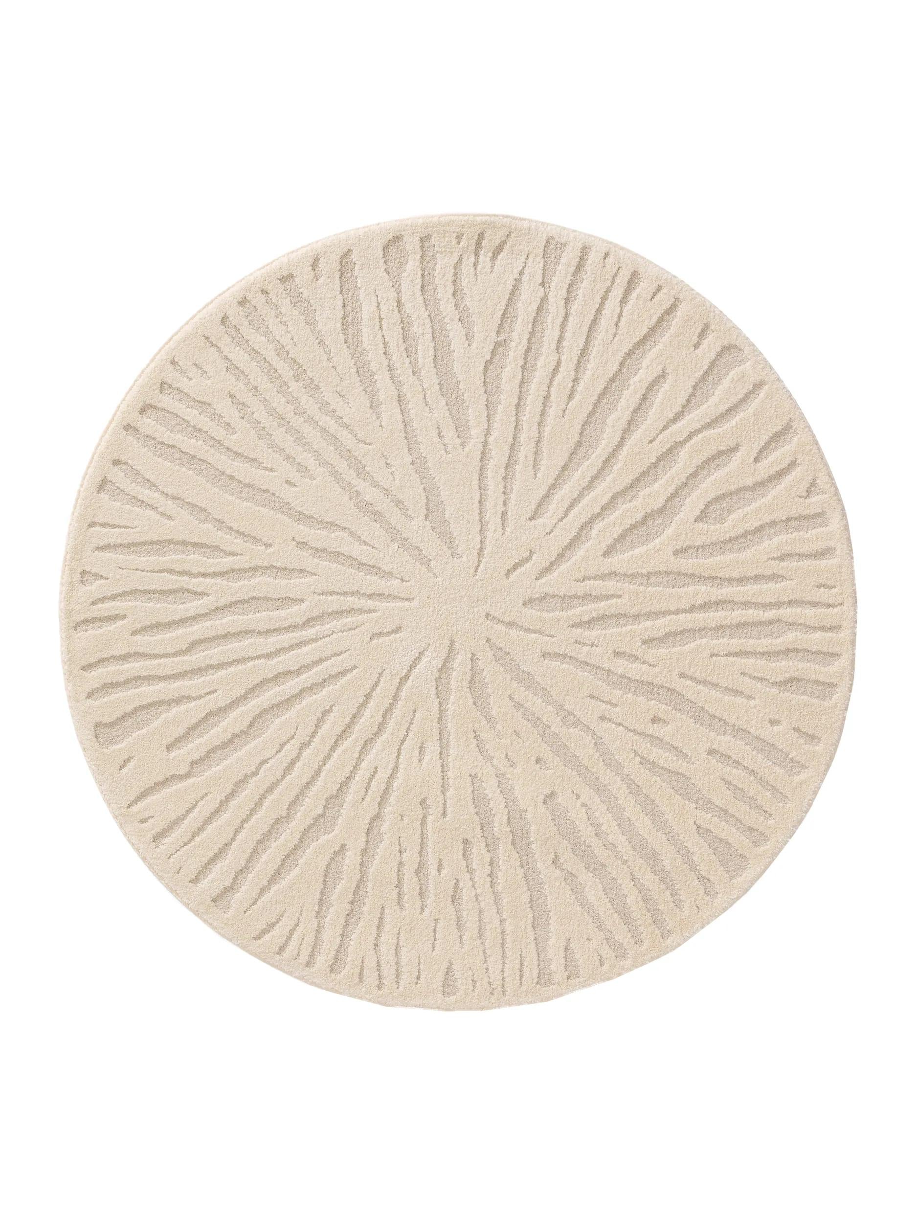 Round Rug Eve Cream