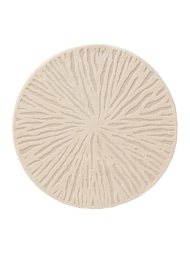 Round Rug Eve Cream