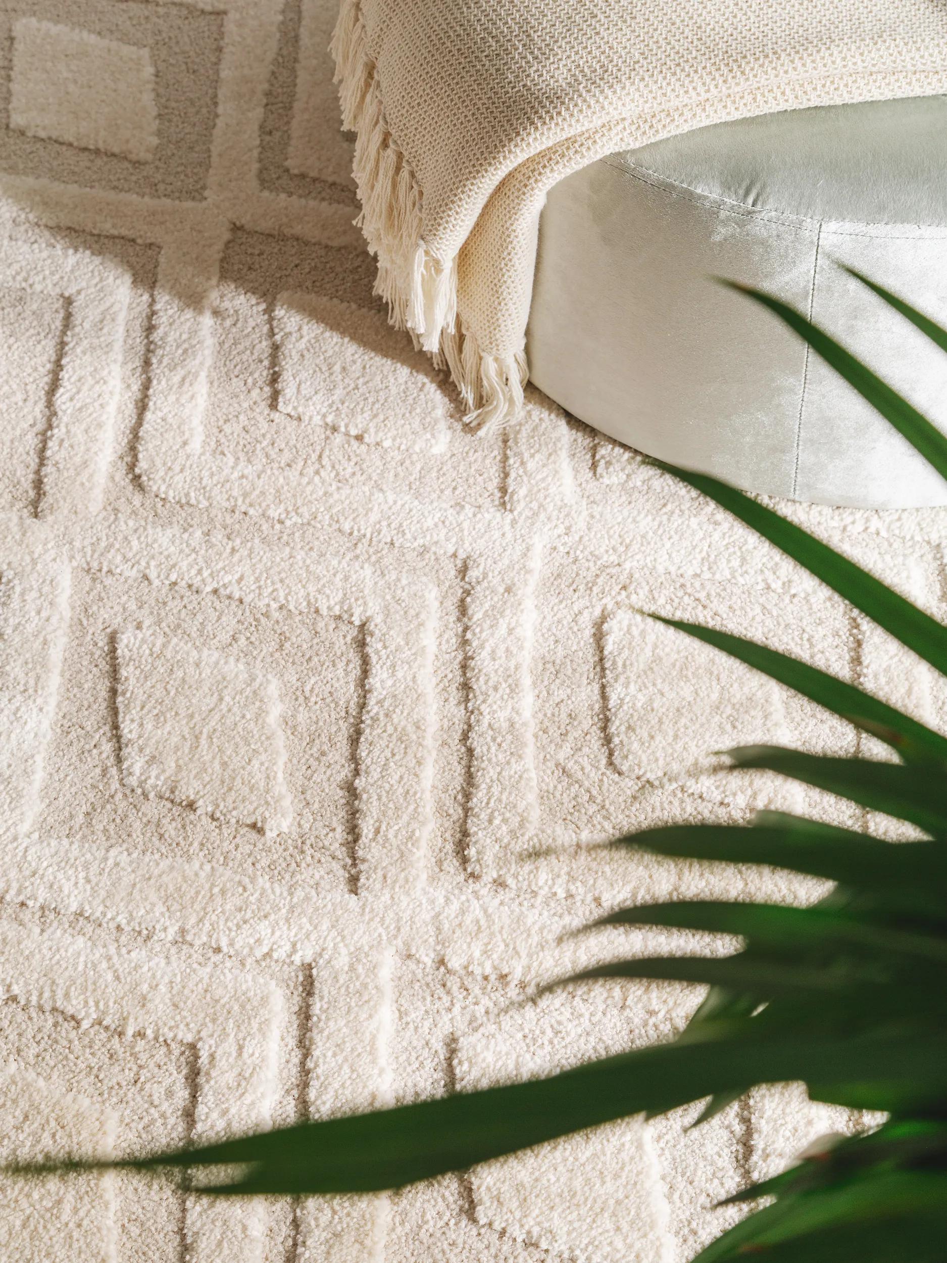 Alfombra Eve Crema/Beige