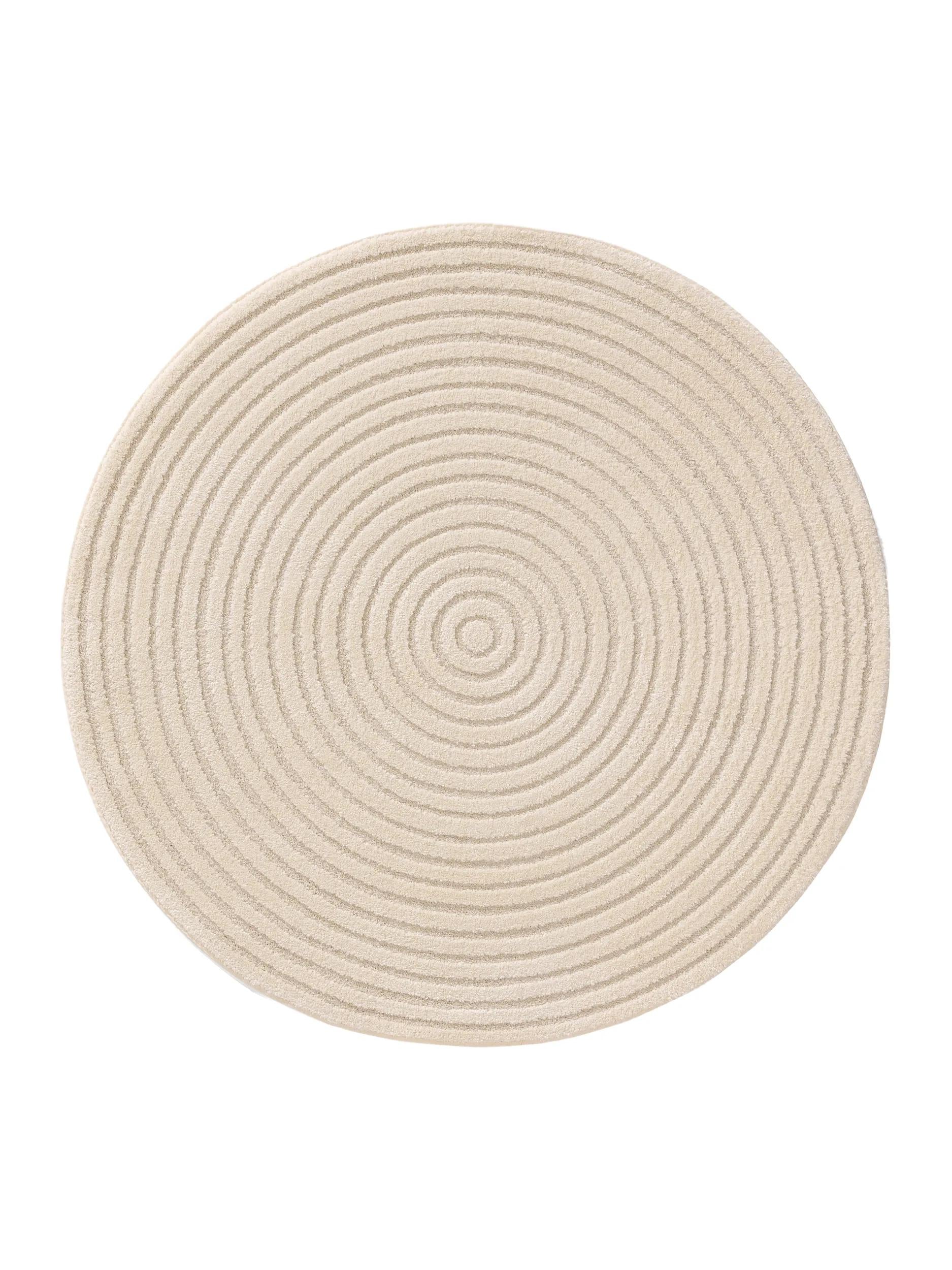 Round Rug Eve Cream
