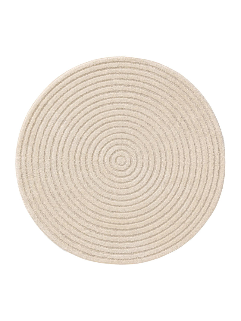 Round Rug Eve Cream