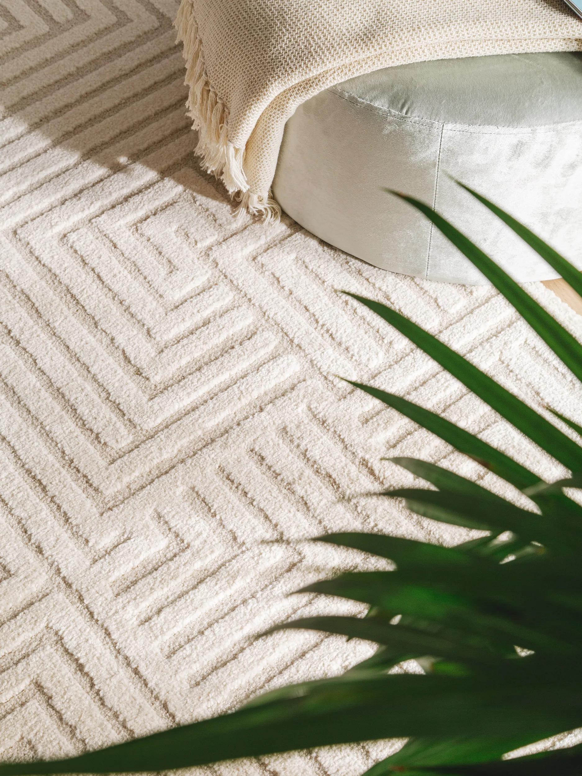 Alfombra Eve Crema/Beige