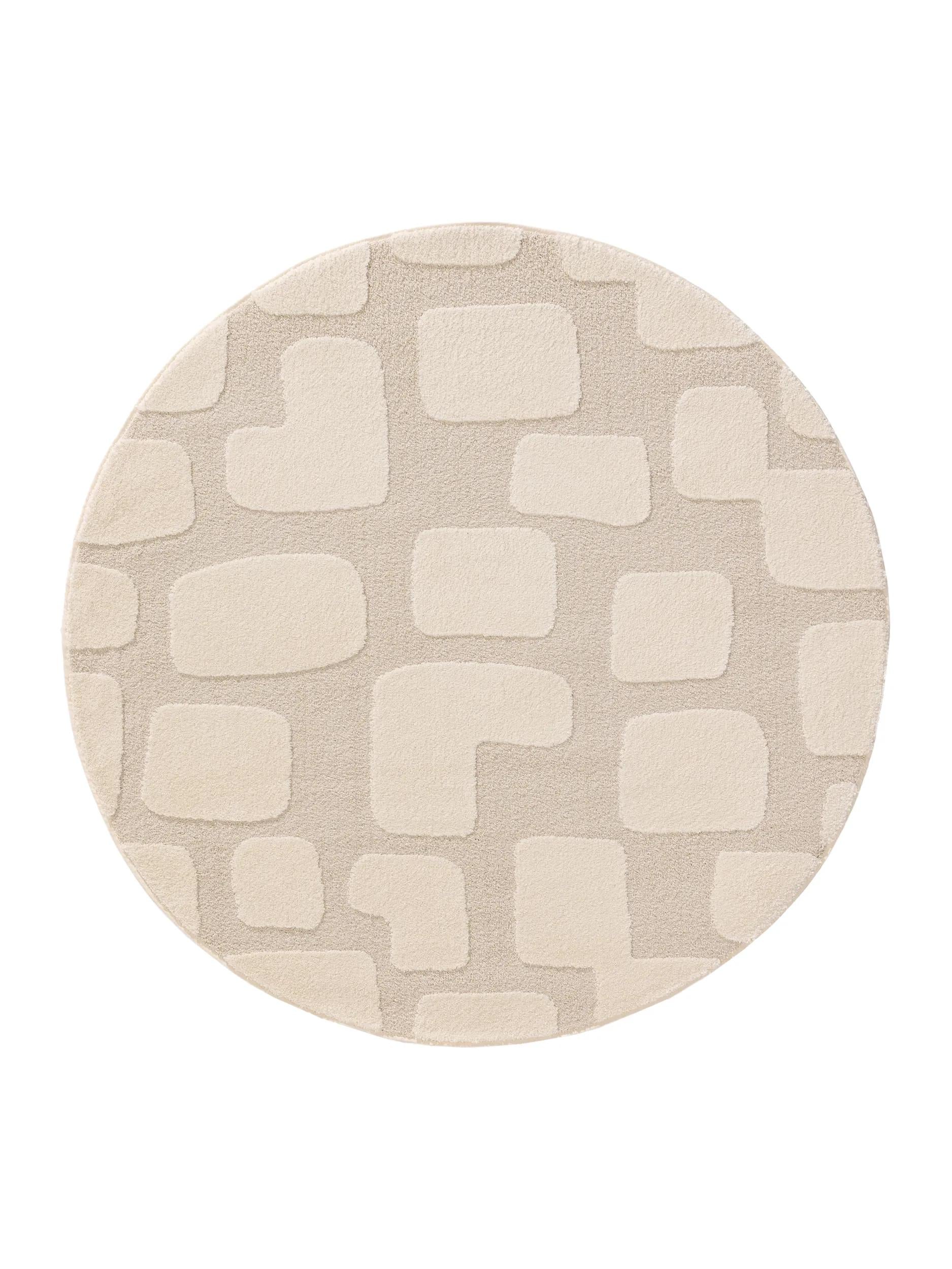 Round Rug Eve Cream