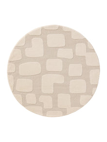 Round Rug Eve Cream