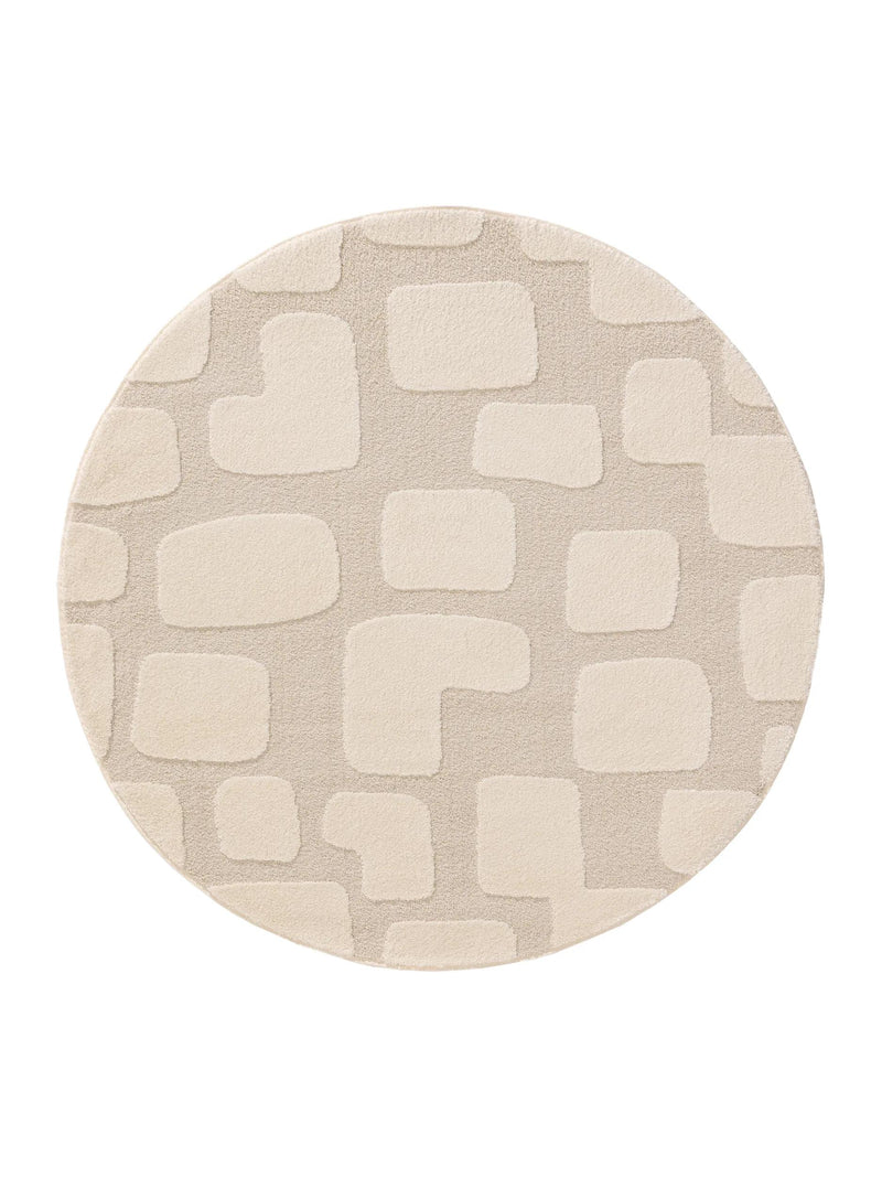 Round Rug Eve Cream