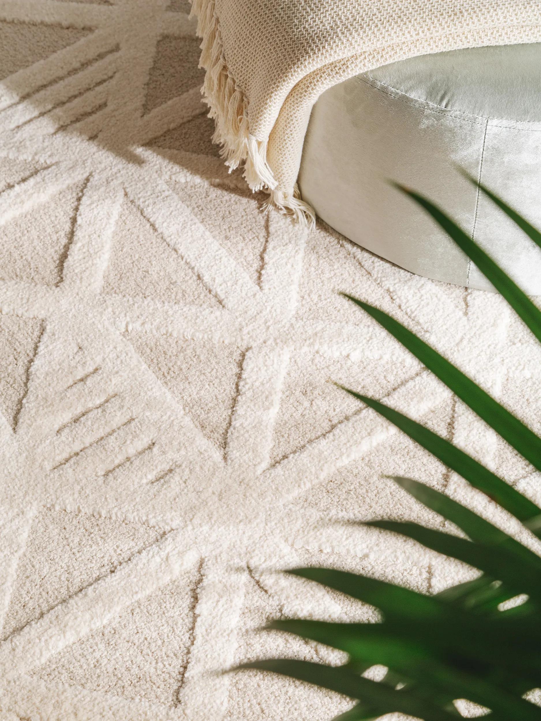 Alfombra Eve Crema/Beige