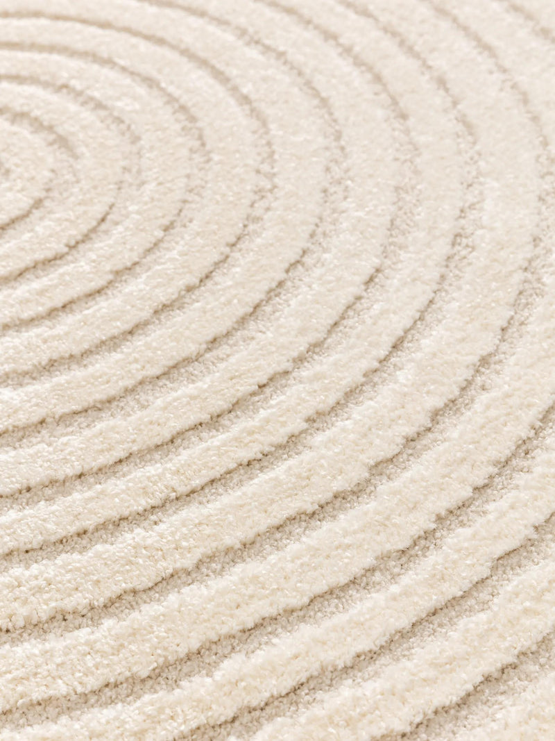 Round Rug Eve Cream