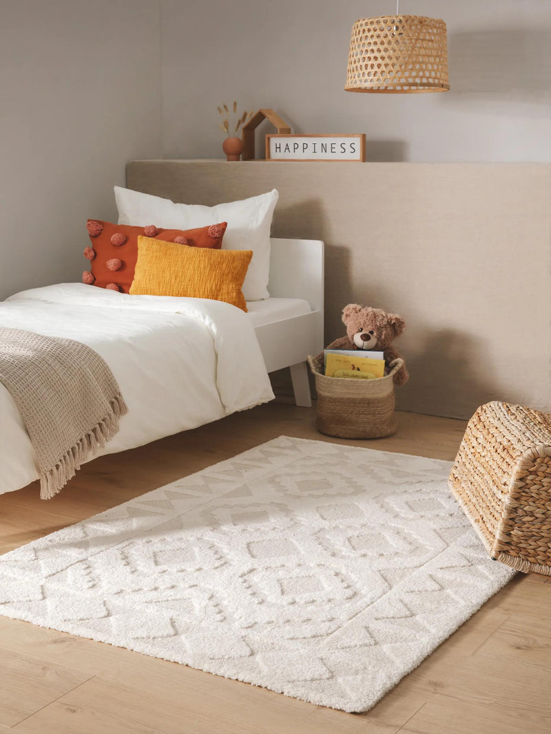 Alfombra infantil Eve crema/beige