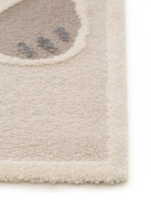 Alfombra infantil Eve crema/beige