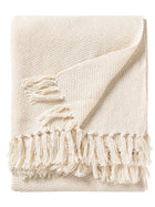 Cotton blanket Ezra Ivory