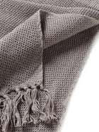 Cotton blanket Ezra Grey