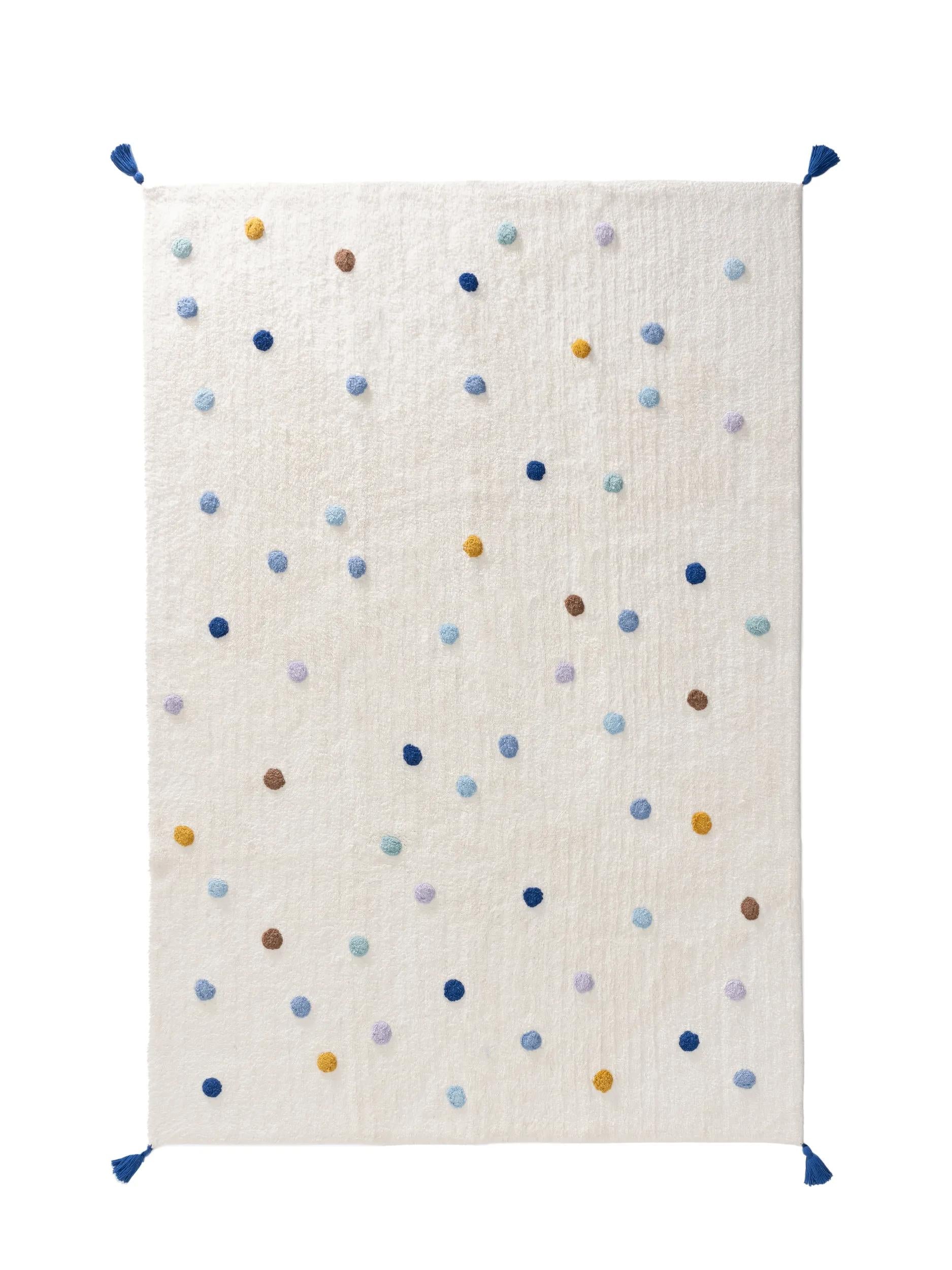 Washable Kid´s Rug Fiete Multicolour/Blue