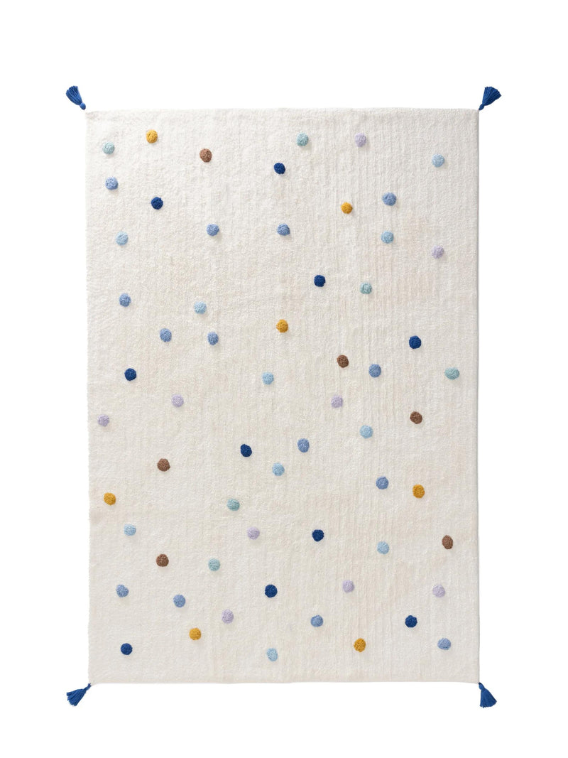 Washable Kid´s Rug Fiete Multicolour/Blue
