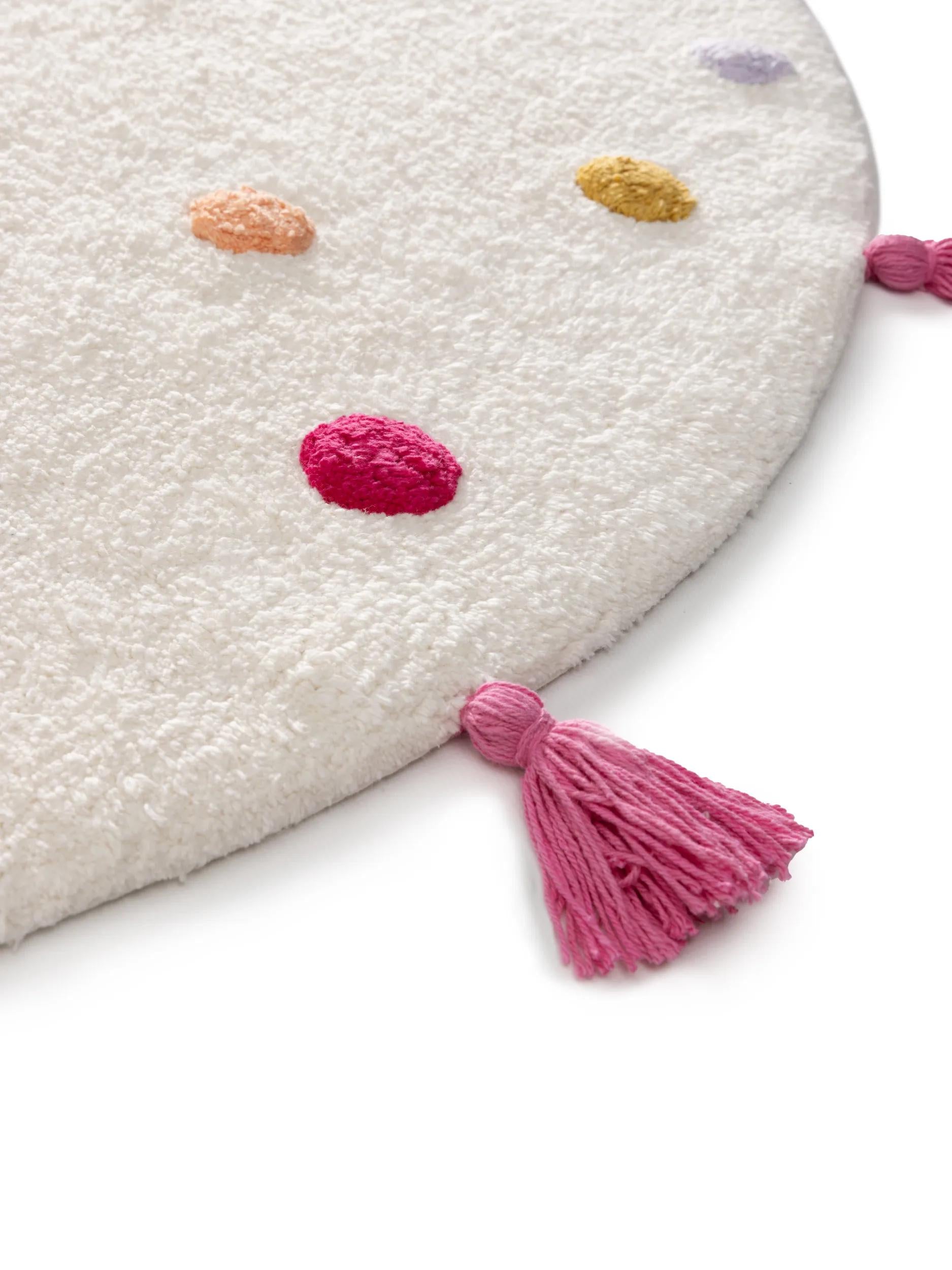 Washable Kid´s Rug Fiete Multicolour/Pink