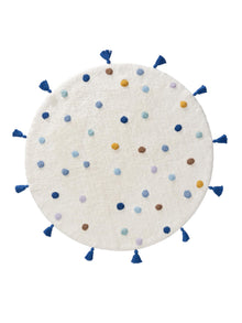 Washable Kid´s Rug Fiete Multicolour/Blue