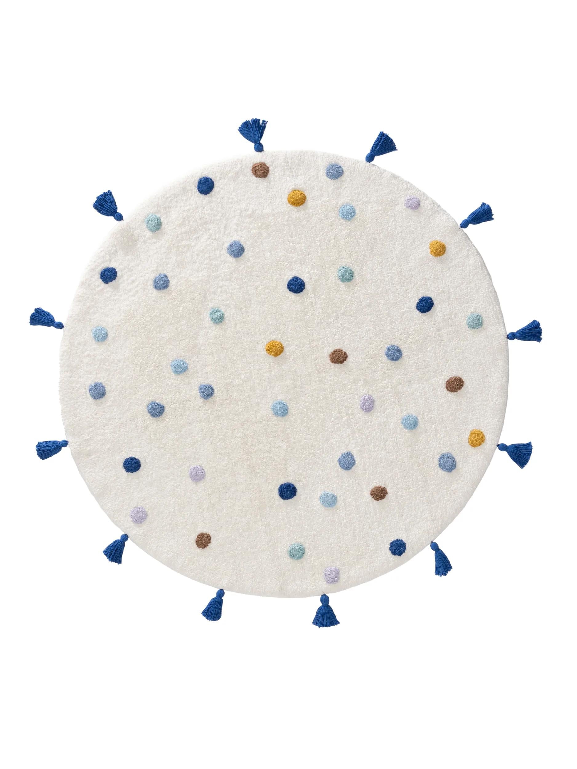 Washable Kid´s Rug Fiete Multicolour/Blue