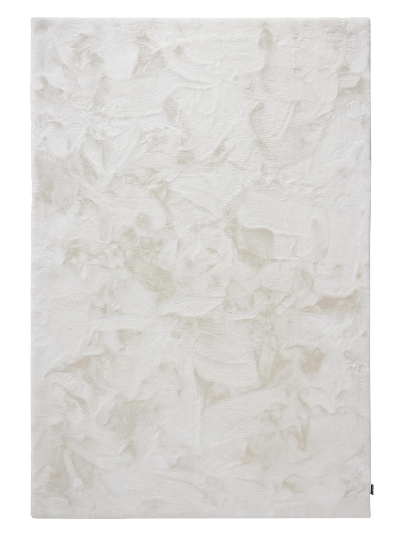 Shaggy rug Fine White