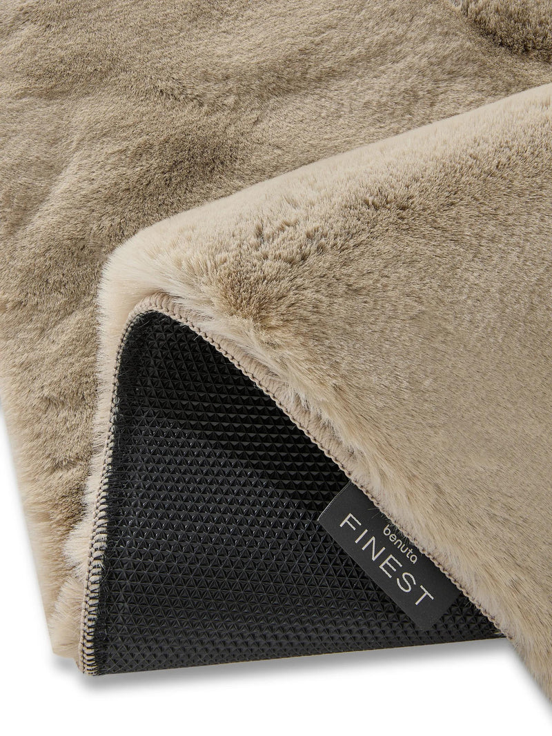 Shaggy rug Fine Beige