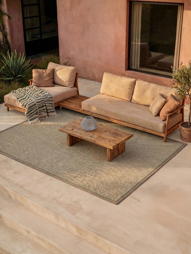 In- & Outdoor Rug Finley Beige/Green