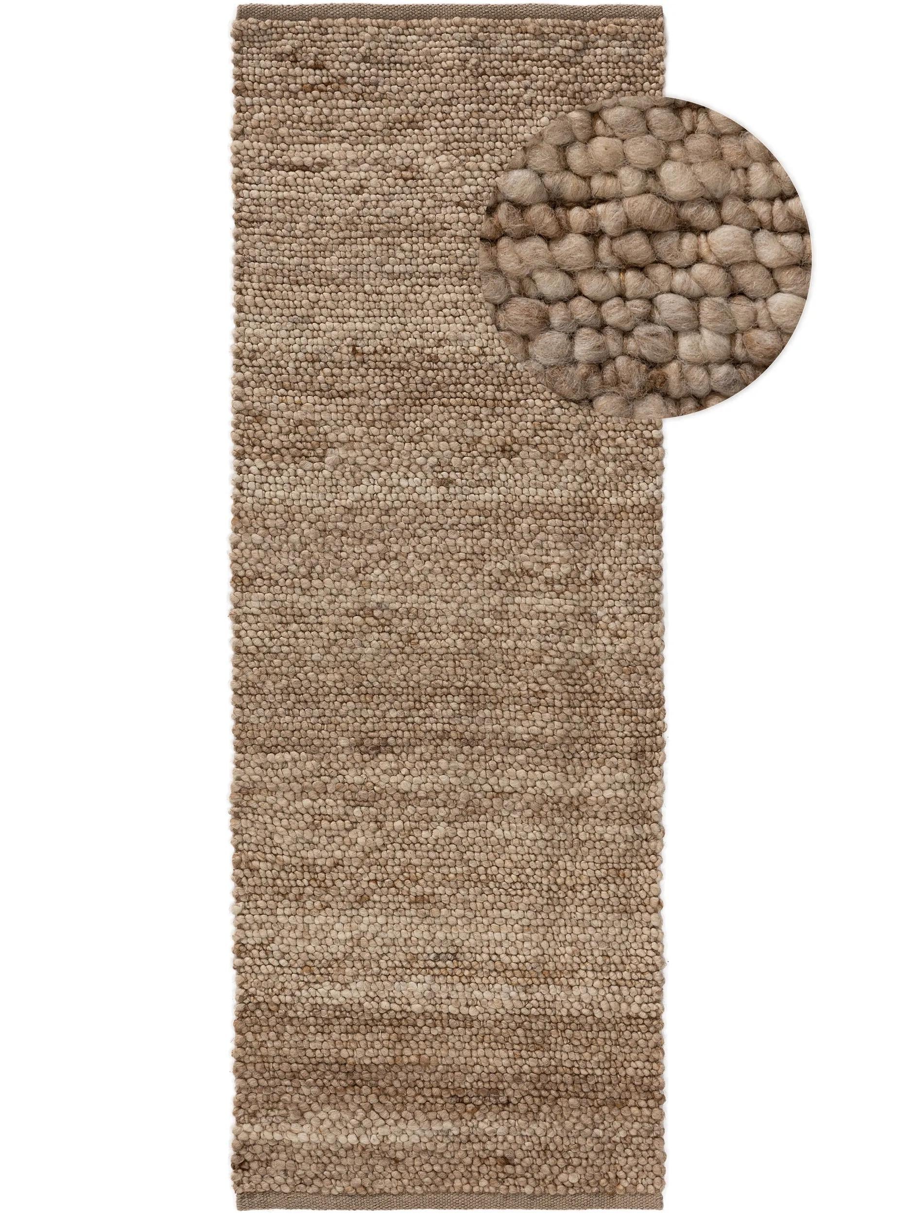 Wollteppich Finn Beige