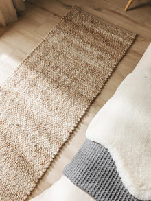 Wollteppich Finn Beige