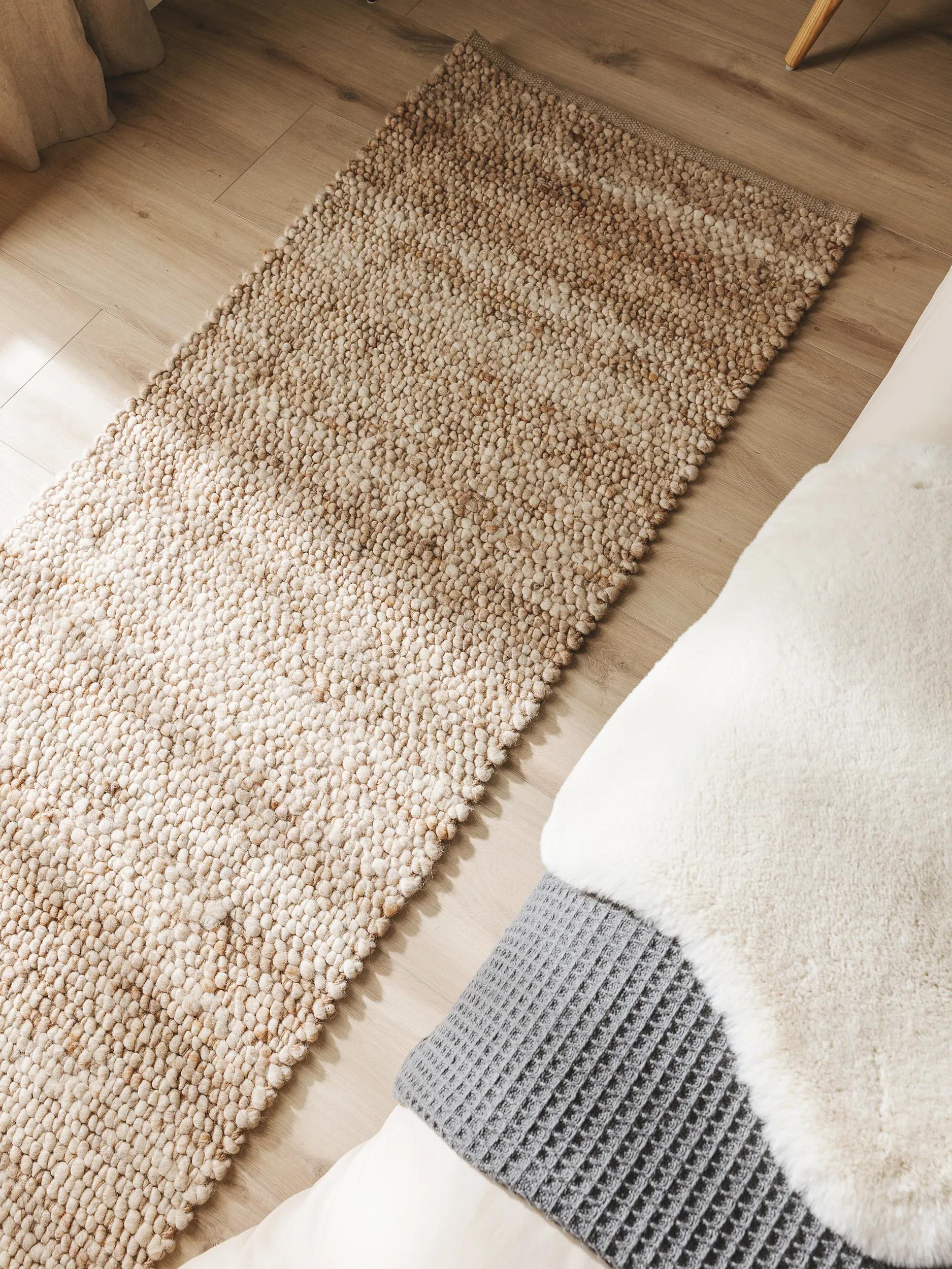 Wollteppich Finn Beige
